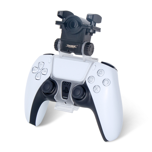 DOBE Adjustable Clip Gamepad Joystick Holder Bracket Clamp for Playstation 5 PS5 Wireless Controller