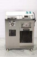 Nieuwe multifunctionele elektrische vleessnijder & -molen, dubbelzijdige vleesverwerker met mes van gelegeerd staal, semi-automatisch