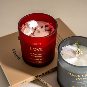 AIKUN Fabricante de Velas Aromáticas de Cera de Soya de Lujo Personalizadas al por Mayor para Decoración del Hogar, Aromaterapia, Spa y Regalos - Product Image 1