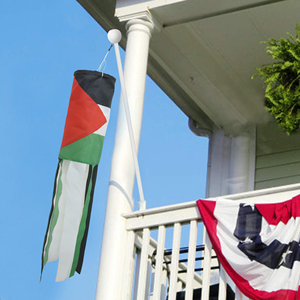 Ducto de Aire 75D de 30 * 45CM con Superficie con la Bandera de Palestina y 6 Tiras de 5 * 60CM - Product Image 6