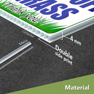 Hot-Selling 20.3*30.5cm Cross-Border Outdoor Yard <b>Sign</b> Warning Dogs Away From Lawn Splash-Proof - Product Image 1