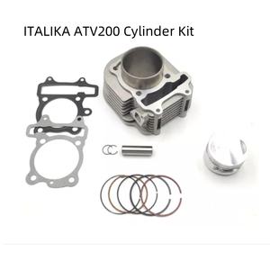 อะไหล่รถจักรยานยนต์ ชุดกระบอกสูบ เหมาะสำหรับ Italika ATV200 ชุดกระบอกสูบ GY6 200 กระบอกสูบ 65 มม. ลูกสูบ - Product Image 4