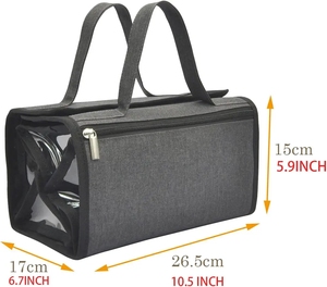 Viaje colgante de PVC de gran capacidad para neceser Organizador plegable portátil Cierre de cremallera Cosmético impermeable de moda <span class=keywords><strong>Ba</strong></span> - Product Image 2