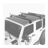 Barre transversale universelle XLY en alliage d'aluminium verrouillable, porte-bagages à fixer sur le toit, capacité 50 kg, 120/130/135 cm * 85 mm pour Jeep