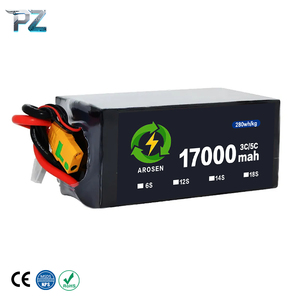 Batería de Estado Semisólido para Drones 17000mAh 24000mAh 35000mAh de Alta Densidad Energética, Paquete 6S 12S 14S para UAV y Drones de Carga Pesada 16000mAh/1 - Product Image 1