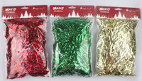Fils de remplissage métalliques brillants de 1 mm, faits à la main, sans odeur, pour emballage cosmétique, décoration de boîte cadeau de mariage, artisanat scintillant