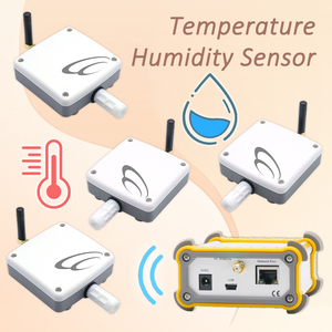 4 Sets Of Wireless <b>Temperature</b> Humidity Sensor, Indoor Non-contact Thermometer Humidity Monitoring Device - Product Image 1