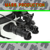 Boîtier de lunettes de vision nocturne IREEDA Optics PVS31 NVG utilisant un tube Gen2+ MX10160 pour la chasse, kit de boîtier PVS 31