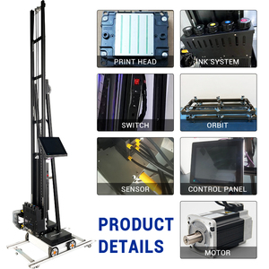 Máquina de impresión de inyección de tinta UV vertical 3D para negocios de impresión de grafiti de pared exterior - Product Image 6