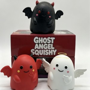 Nuovo Giocattolo Antistress a Forma di Piccolo Fantasma Diabolico per Halloween, per Alleviare lo Stress <span class=keywords><strong>e</strong></span> Rilassarsi Giocattolo in Gomma Morbida a Lenta Risposta, Scatola a Sorpresa - Product Image 1