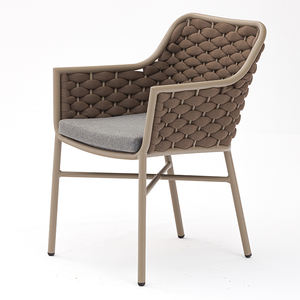 Meubles <span class=keywords><strong>de</strong></span> <span class=keywords><strong>restaurant</strong></span> en plein air <span class=keywords><strong>de</strong></span> haute qualité vente en gros café café <span class=keywords><strong>terrasse</strong></span> <span class=keywords><strong>chaise</strong></span> <span class=keywords><strong>de</strong></span> salle à manger en corde avec coussin - Product Image 6