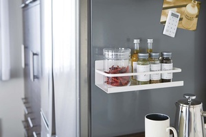 Fábrica de diferentes tamaños de acero inoxidable sobre la estufa estante de especias y estante magnético para estufa de cocina - Product Image 3