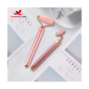 Rouleau de massage électrique en quartz rose 100 % naturel et jade authentique pour le visage – Nouveau produit à prix réduit pour l'approvisionnement mixte - Product Image 5