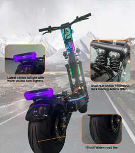 2025 New G14 72V 12000-15000W E Scooter Ứng Dụng Điều Khiển 14 Inch Tất Cả Các Địa Hình 90-120Km Tốc Độ Điện Scooter Trotinette Với Chỗ Ngồi - Product Image 2