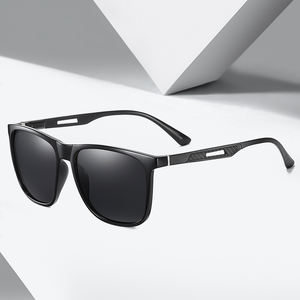 Gafas de Sol Cuadradas TR90 con Bisagras de Aluminio y Magnesio, Protección UV400, Polarizadas, Modernas, para Hombre - Product Image 4