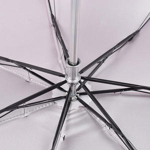 <span class=keywords><strong>Paraguas</strong></span> plegables recubiertos de plata al por mayor, precio barato, venta al por mayor, con impresiones de logotipo - Product Image 5