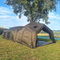 Tente gonflable d'air de cube de champignon extérieur de vente chaude pour le voyage pour des salons commerciaux