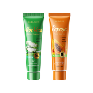 KORMESIC Marque Privée Vente en Gros 30g Nettoyant Visage Doux à l'Aloe Vera et Papaye Mousse Riche Blanchissant Hydratant - Product Image 6