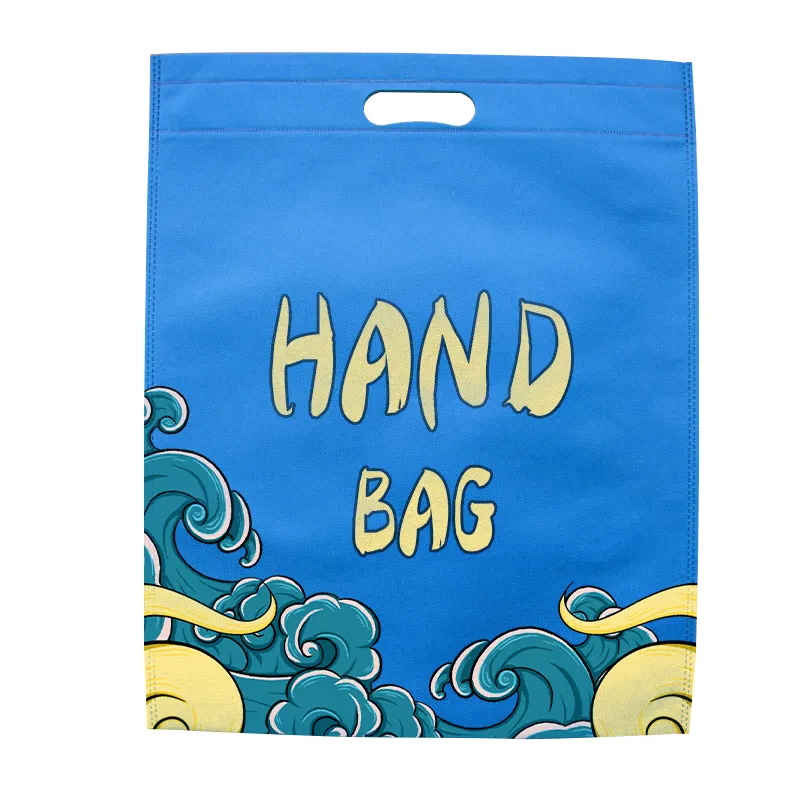 Sacola de compras ecológica reciclada impressa personalizada, sacola de compras não tecida Pp, sacola promocional à prova d'água