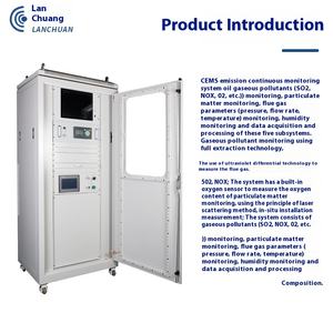 Sistema inteligente <span class=keywords><strong>de</strong></span> monitoreo continuo CEMS Lanchuang SO2 NOX, <span class=keywords><strong>detector</strong></span> <span class=keywords><strong>de</strong></span> humo <span class=keywords><strong>de</strong></span> aceite <span class=keywords><strong>de</strong></span> emisión <span class=keywords><strong>de</strong></span> partículas, analizadores <span class=keywords><strong>de</strong></span> gas - Product Image 3