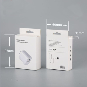 20W Điện thoại di động tường <span class=keywords><strong>USB</strong></span>-A Loại C Cáp sạc nhanh cắm PD 20W <span class=keywords><strong>Adapter</strong></span> sạc cho <span class=keywords><strong>iPhone</strong></span> 16 15 14 13 12 11 Pro Max - Product Image 6