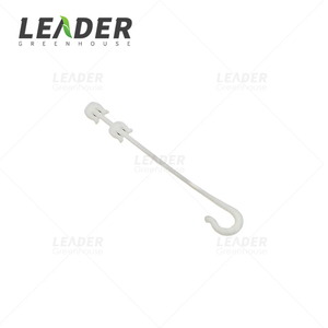 Bền Nông Nghiệp Rau Hydroponics Nhà Kính Rễ Hỗ Trợ J Móc Trắng Nhựa Clip Cho Cà Chua Tiêu Gốc - Product Image 1
