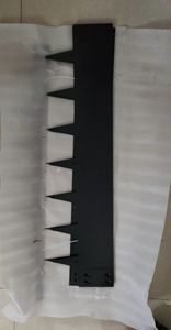 งานตกแต่งขอบสวนเหล็กคอร์เทนสไตล์อาร์ตเดโค - สีดำและสีสนิม ปรับแต่งขนาดได้ - Product Image 6