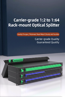 Splitter PLC yang Dipasang di Rak