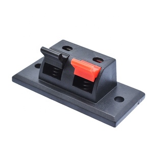 WP bên ngoài chuối Jack 2pin Loa khuếch đại dây Clip âm thanh ổ cắm WP2-1 2 cực LED mùa xuân thiết bị đầu cuối chuyển đổi - Product Image 1