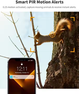 Ngoài trời năng lượng mặt trời Máy ảnh không dây <span class=keywords><strong>h</strong></span>ồng ngoại tầm nhìn ban đêm CCTV Camera thông minh săn <span class=keywords><strong>b</strong></span>ắn không thấm nước từ xa HD Camera An Ninh - Product Image 4