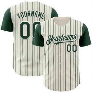 Maillot de baseball rouge personnalisé, rayures noires, accents dorés, impression sublimée, respirant, séchage rapide, unisexe, adulte, manches courtes, boutonné - Product Image 4