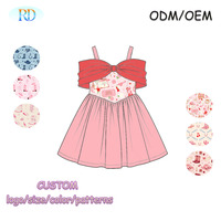 Robe Tutu d'été Ruidian pour petites filles, jupe débardeur personnalisée à imprimé Cowgirl Western, tenue décontractée pour anniversaire de tout-petits