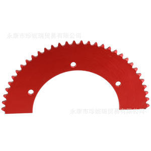 Zhenirui Split Sprocket 35 64T Red Aluminum For Go Kart Rear Drive <b>Wheel</b> Repair Replacement <b>Part</b> - Product Image 5