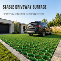 Grille de stabilisation de gravier en plastique HDPE robuste, moule de sol alvéolé pour allées, parkings et extérieurs
