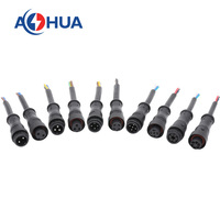 Connecteur de fil de câble d'alimentation cc 5pin M16 110V 4A DC mâle femelle écrou en métal prise étanche 5Pin connecteur Led IP65