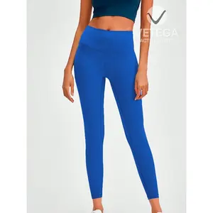 กางเกงเลกกิ้งผ้าถักยืดหยุ่นสูงเวเทกา ลอง - Product Image 3