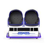 Chaise VR Egg 9D Cinema à deux places à vendre, lunettes HTC Vive 3D, simulateur de réalité virtuelle, machine de parc d'attractions