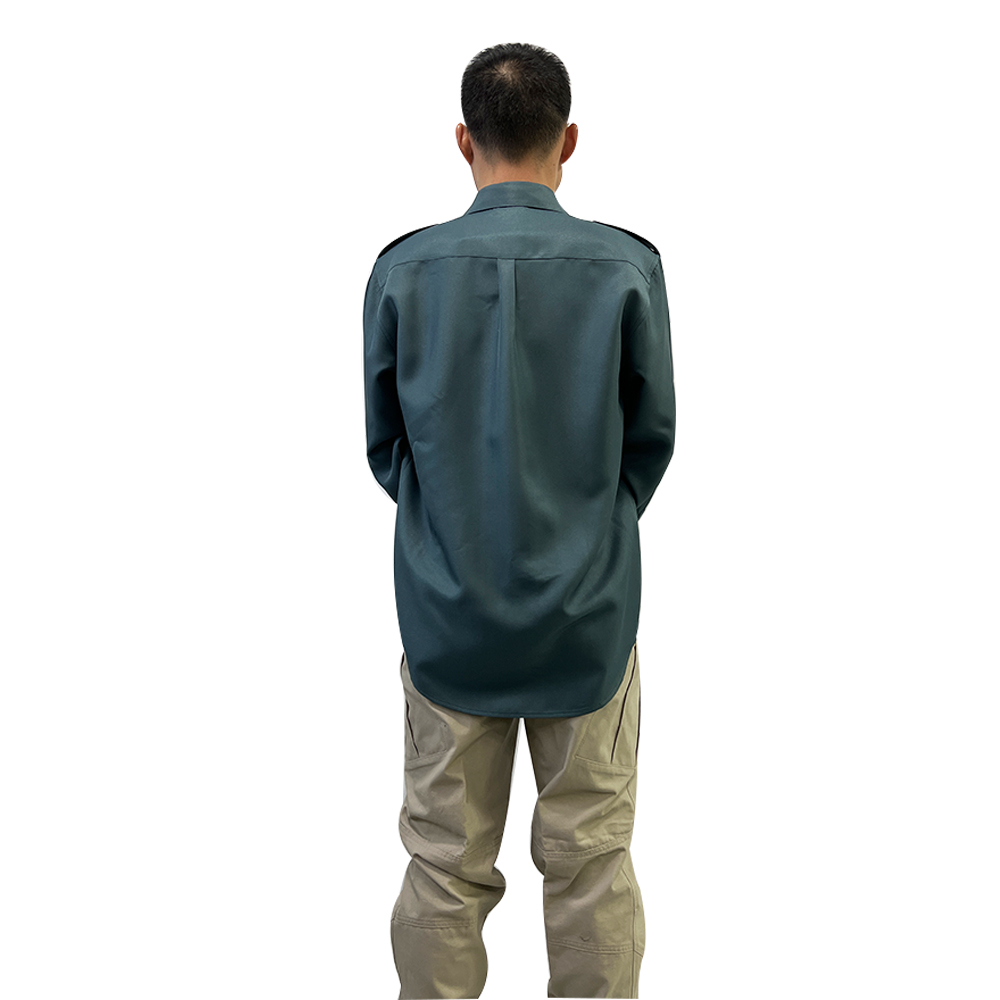 Hot Sale 2022 Men's Embroidered Casual Cropped Shirts Long-sleeved Shirt