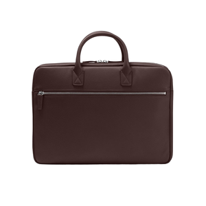 Micro mallette d'affaires en cuir avec logo personnalisé en usine sac à bandoulière vintage pour ordinateur portable en matériau véritable pour hommes - Product Image 1