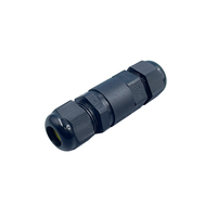 Conector LED de 4 Pines a Prueba de Agua IP68 - M684-A Tipo Tornillo de Bloqueo, Junta de Cable para Iluminación Exterior