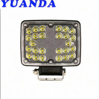 Lampe de travail LED carrée 12V 24V, projecteur auxiliaire tout-terrain pour camion, tracteur, engins de chantier