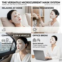 Masque facial micro-courant à utilisation simple pour raffermir la peau, routine de soin EMS