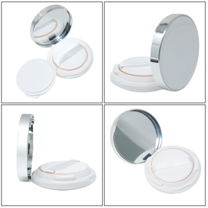 In Stock 15g Round Air <b>Cushion</b> Box Empty Box With Mirror Cosmetics Plastic Box Container with Sponges and Powder Puffs - Product Image 3