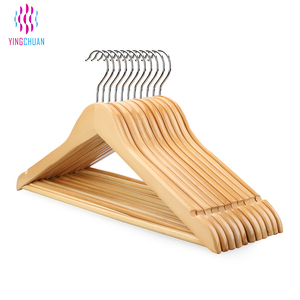 Campione gratuito prezzo di fabbrica appendiabiti girevole a testa tonda appendiabiti in legno - Product Image 2