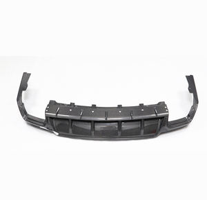 Nouvelles sorties d'échappement en fibre de carbone pour pare-chocs arrière <span class=keywords><strong>Levante</strong></span> 2016-2020 - Tissage sergé 3K - Fixation par vis - Ajustement universel - Product Image 3