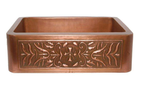 Évier de cuisine rond personnalisé par OEM avec évier martelé conçu en cuivre de qualité supérieure à vendre par les exportateurs - Product Image 5