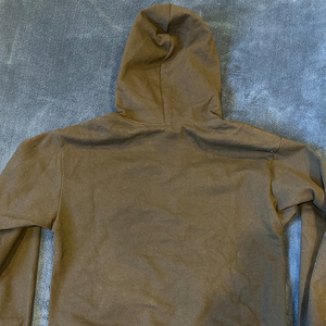 เสื้อฮู้ดดี้ซิปแบบโอเวอร์ไซส์ลายพรางสีน้ำตาลผ้าเฟรนช์เทอร์รี่ 500gsm สำหรับผู้ชาย สไตล์ดิสเทรส ผ้าฝ้ายหนา ใส่ได้ทั้งผู้ชายและผู้หญิง - Product Image 2