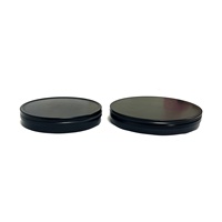 Boîte d'emballage aseptique ronde en métal pour produits de beauté, fard à joues, fond de teint, maquillage, pommade - Scellée par filetage, logo personnalisé