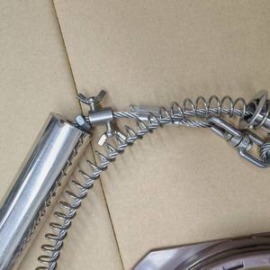 Piège à ressort durable en acier inoxydable avec écrou de remplacement solide pour câble métallique de 5 mm de diamètre, appât de chasse essentiel pour la ferme - Product Image 3