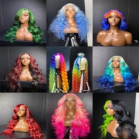 Perruques en Cheveux Humains Vierges Remy Blonds de Haute Qualité à Prix Abordable, 100% Cheveux Humains, Dentelle Transparente HD, Sans Colle, Petite Ondulation Naturelle